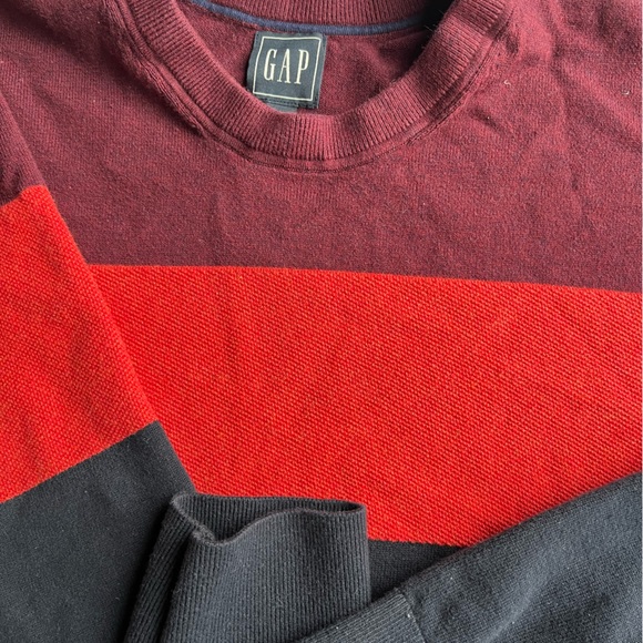 Gap Colour Block Crewneck Sweater, Size XL - Picture 3 of 7